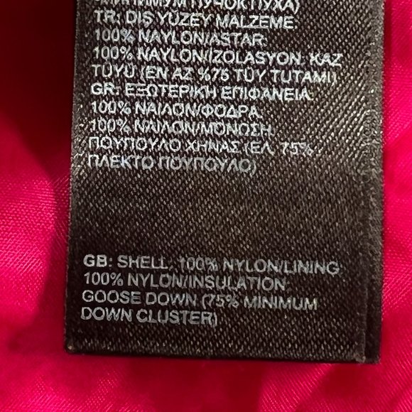 The North Face Aconcagua 550 Down Vest Womens Small Purple Quilted Zip Puffer - Picture 6 of 12